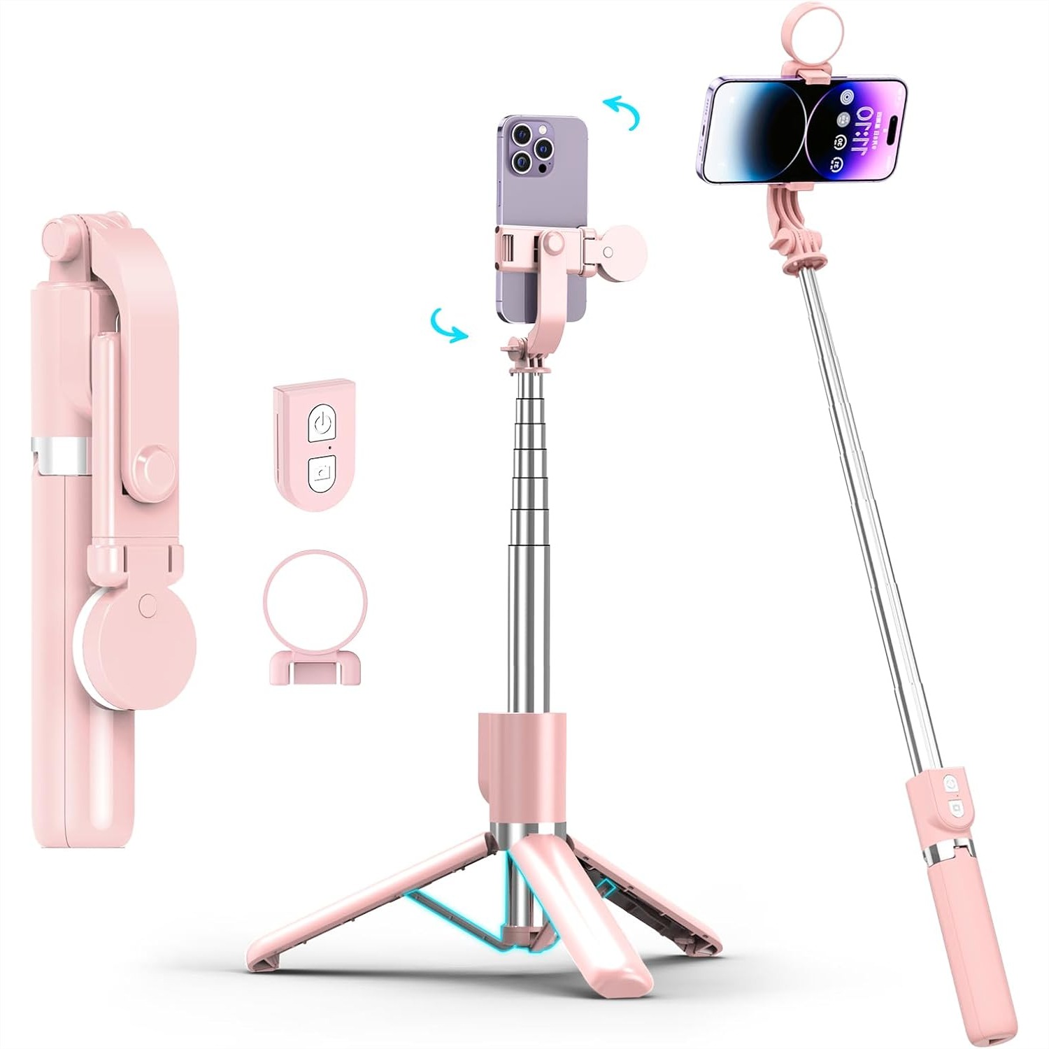 Phone Accessories Images - Selfie Stick With Rechargeable Remote And