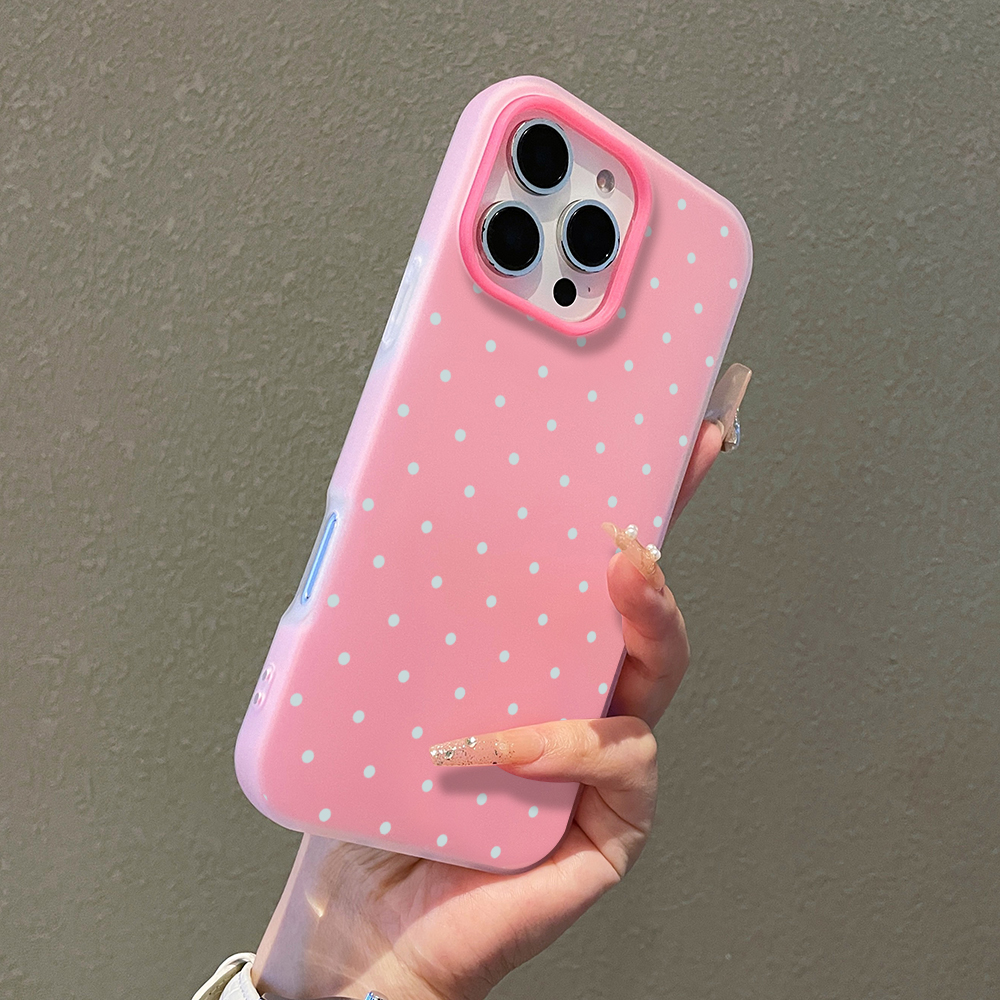 Xiaomi Phone Accessories - Adorable Light Blue Polka Dot Phone