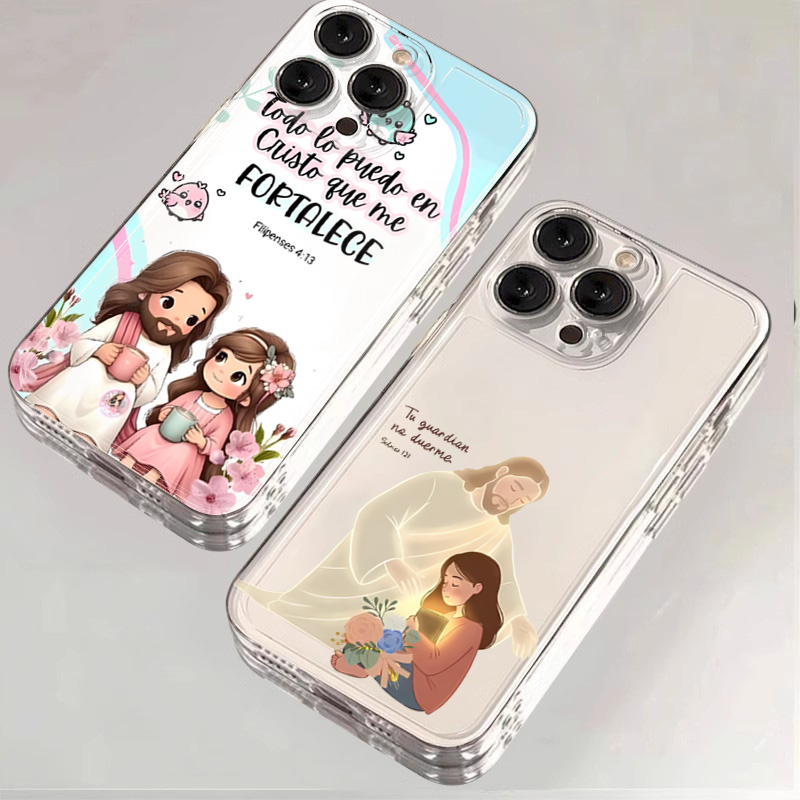 Xiaomi Phone Accessories - Cartoon Jesus And Me Bible Verse