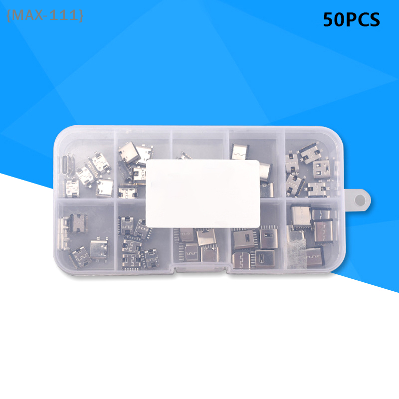 Phone Accessories Repair - 【F2-MAX111】100Pcs Mix Type-C USB Charging Dock