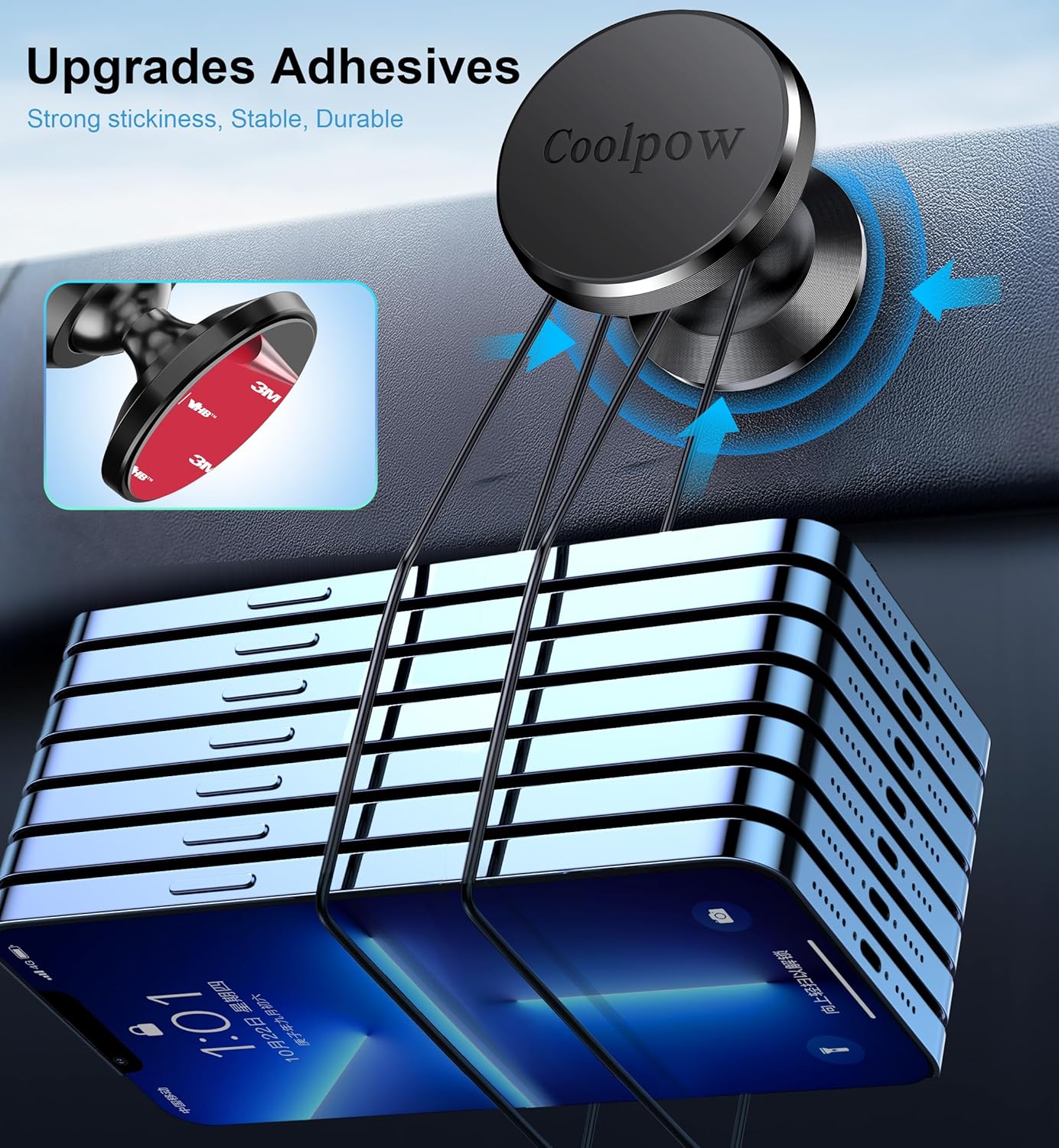 2-Pack Magnetic Phone Holder f - Phone Accessories Images reseña y precio
