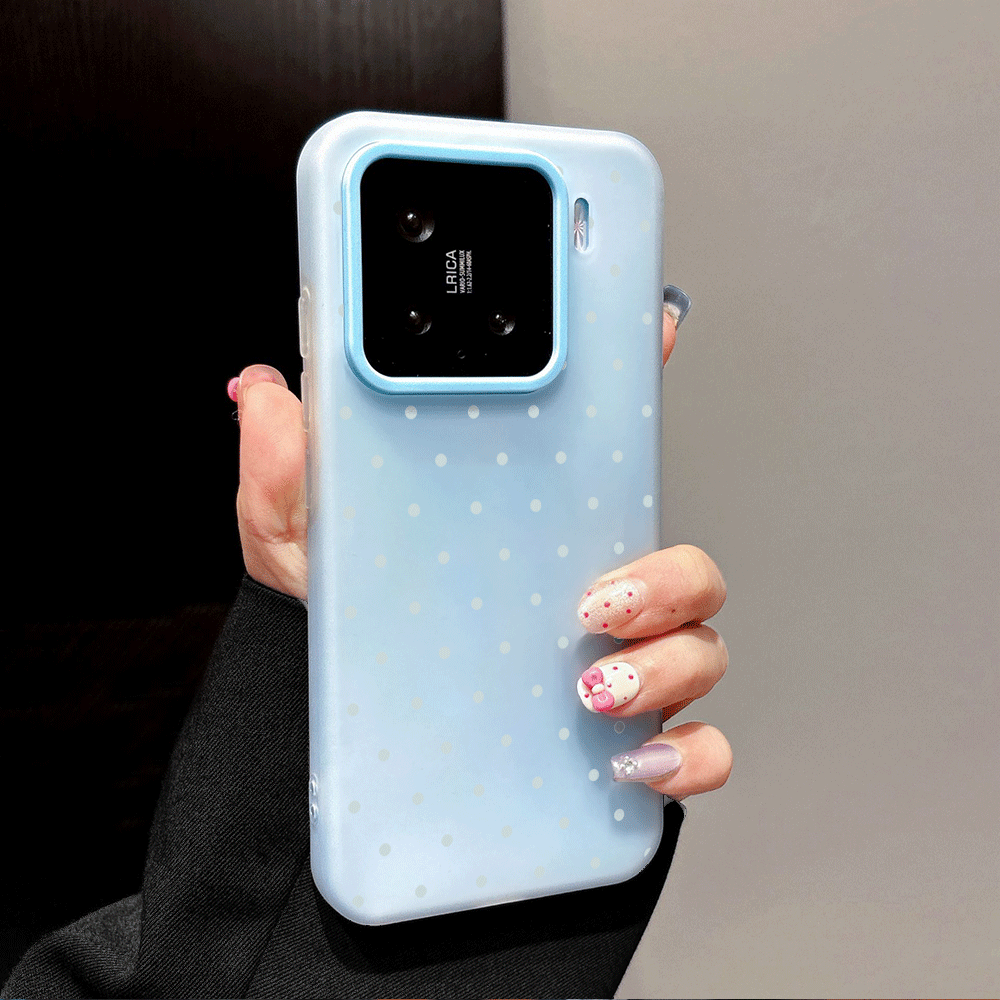 Adorable Light Blue Polka Dot  - Xiaomi Phone Accessories reseña y precio