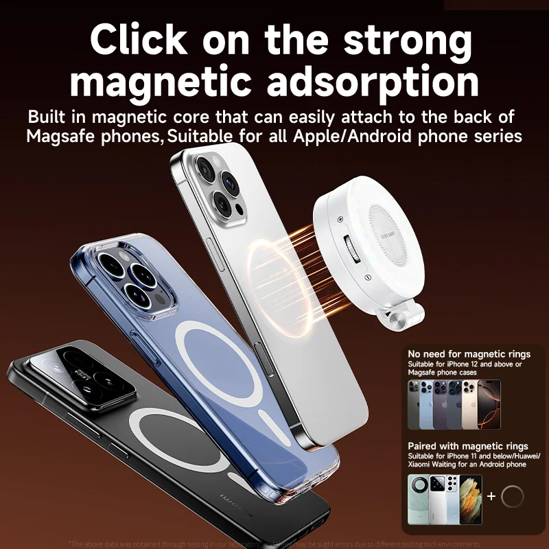 LED Selfie Fill Light for Mags - Phone Accessories Video reseña y precio