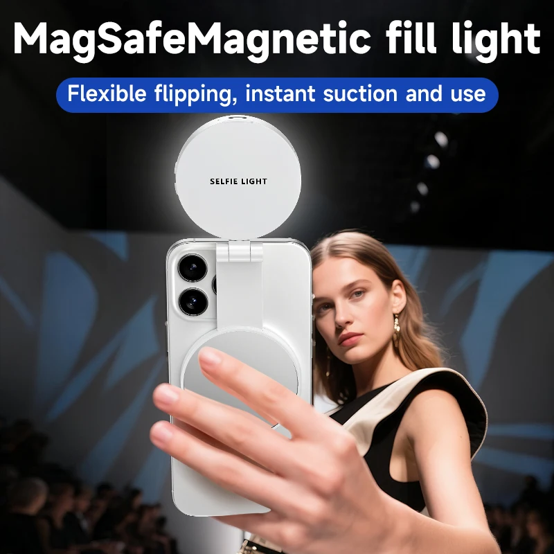 LED Selfie Fill Light for Mags - Phone Accessories Video reseña y precio
