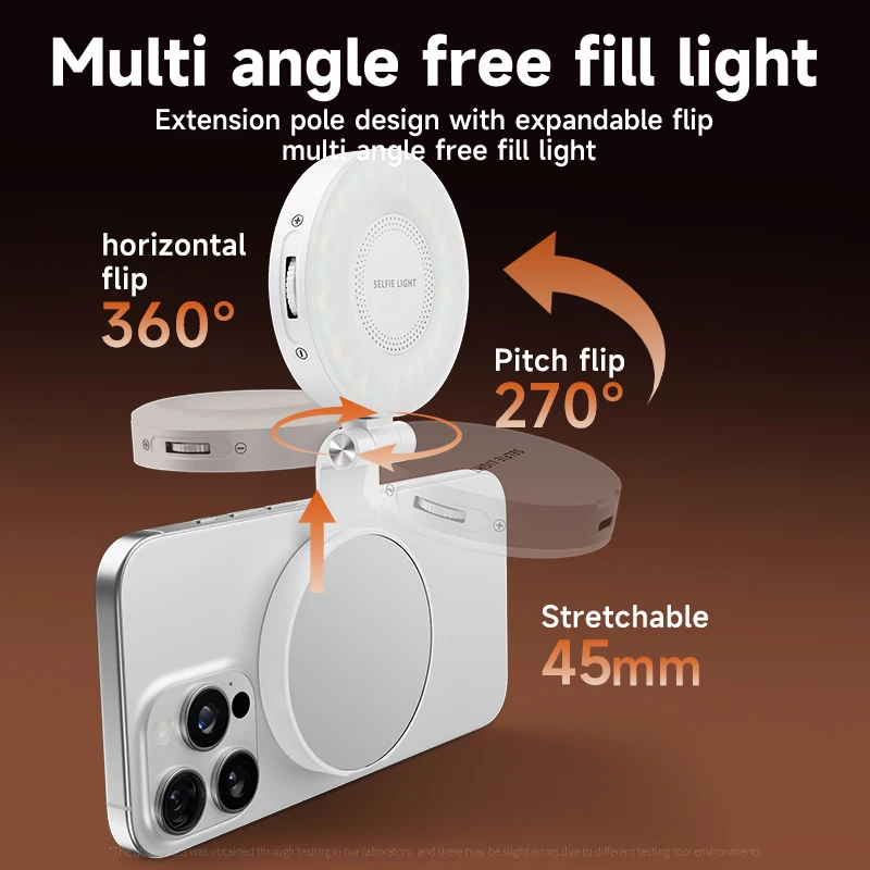 LED Selfie Fill Light for Mags - Phone Accessories Video reseña y precio