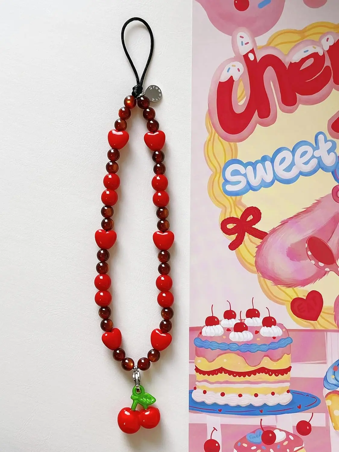 Cute Beaded Phone Charm Wrist  - Phone Accessories Images reseña y precio