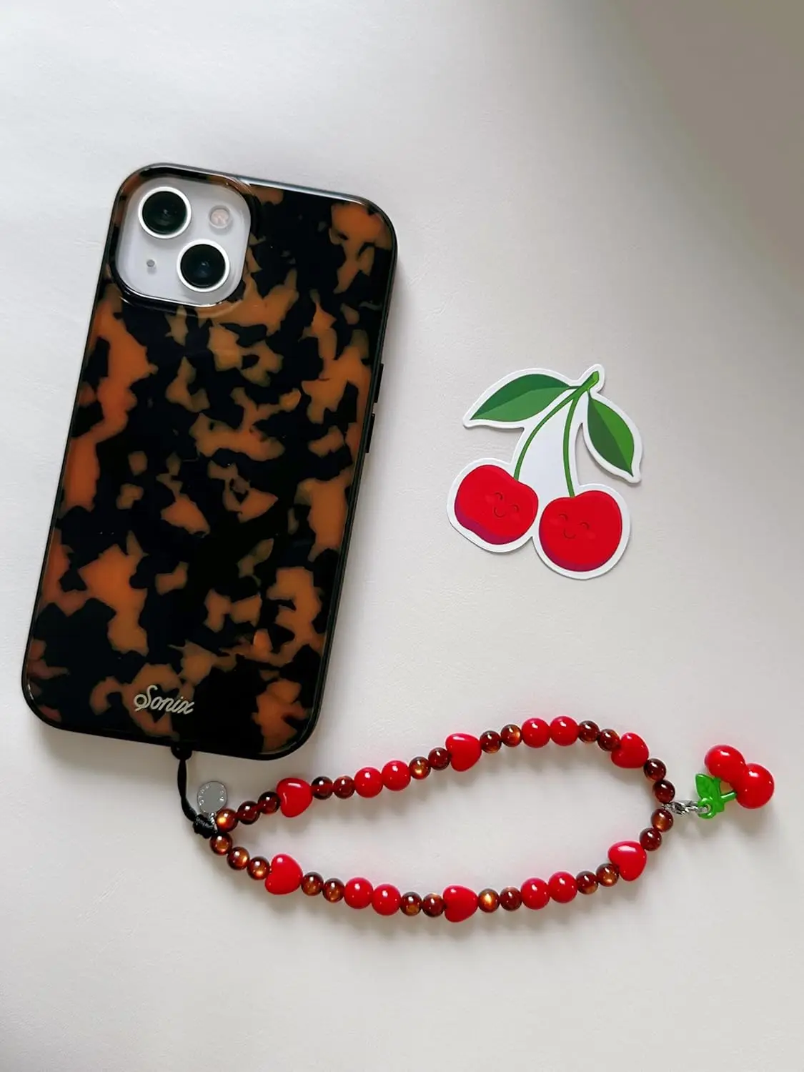 Cute Beaded Phone Charm Wrist  - Phone Accessories Images reseña y precio