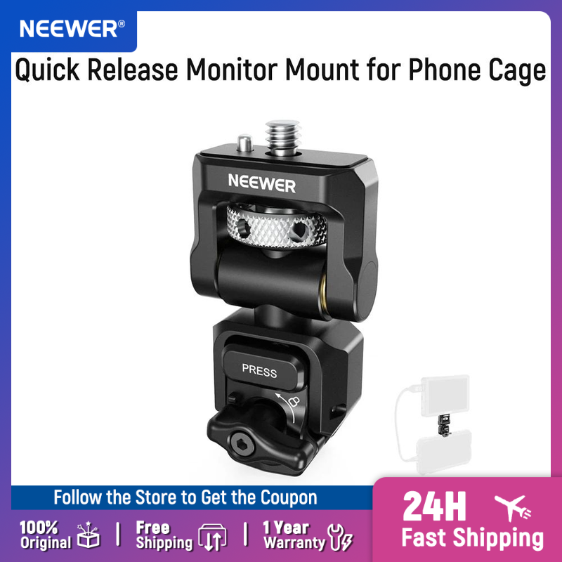 NEEWER Quick Release Monitor M - Phone Accessories Video reseña y precio