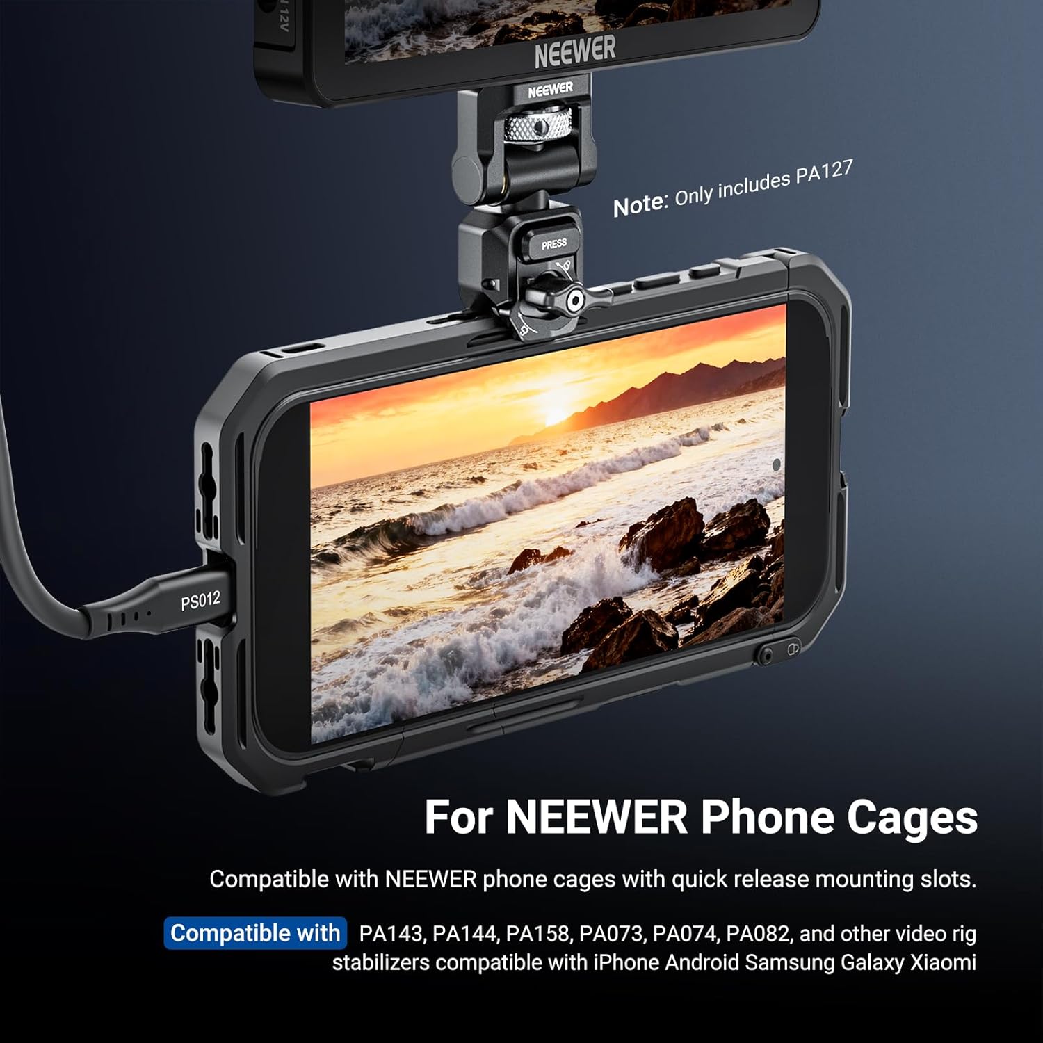 NEEWER Quick Release Monitor M - Phone Accessories Video reseña y precio