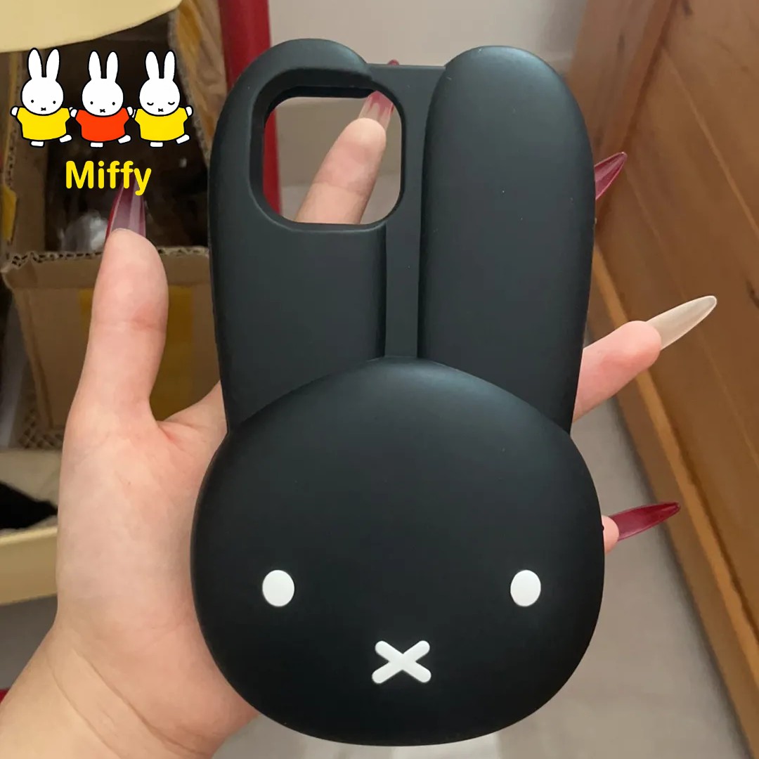 Miffy Rabbit Black Silicone Ph - Phone Accessories Images reseña y precio