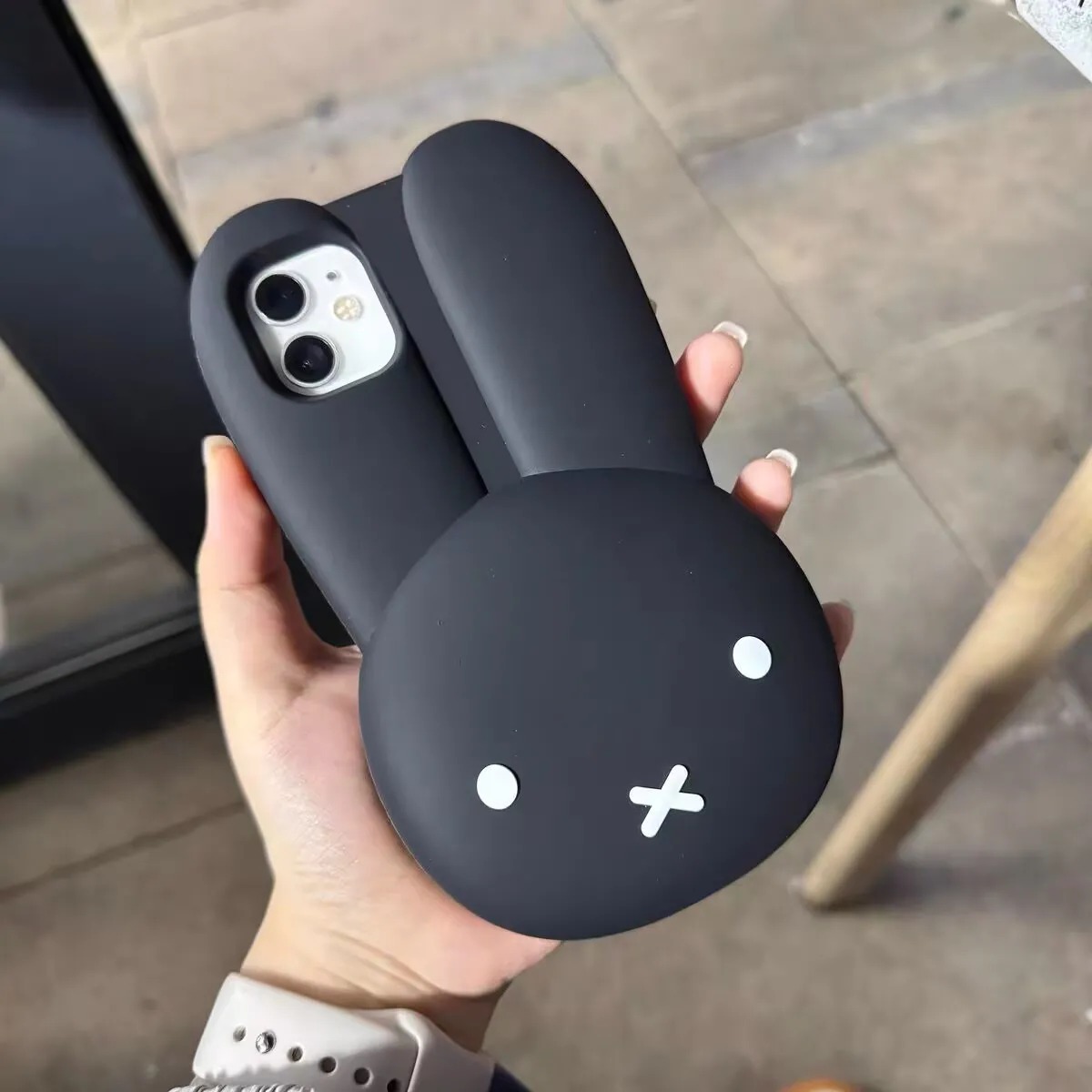 Miffy Rabbit Black Silicone Ph - Phone Accessories Images reseña y precio