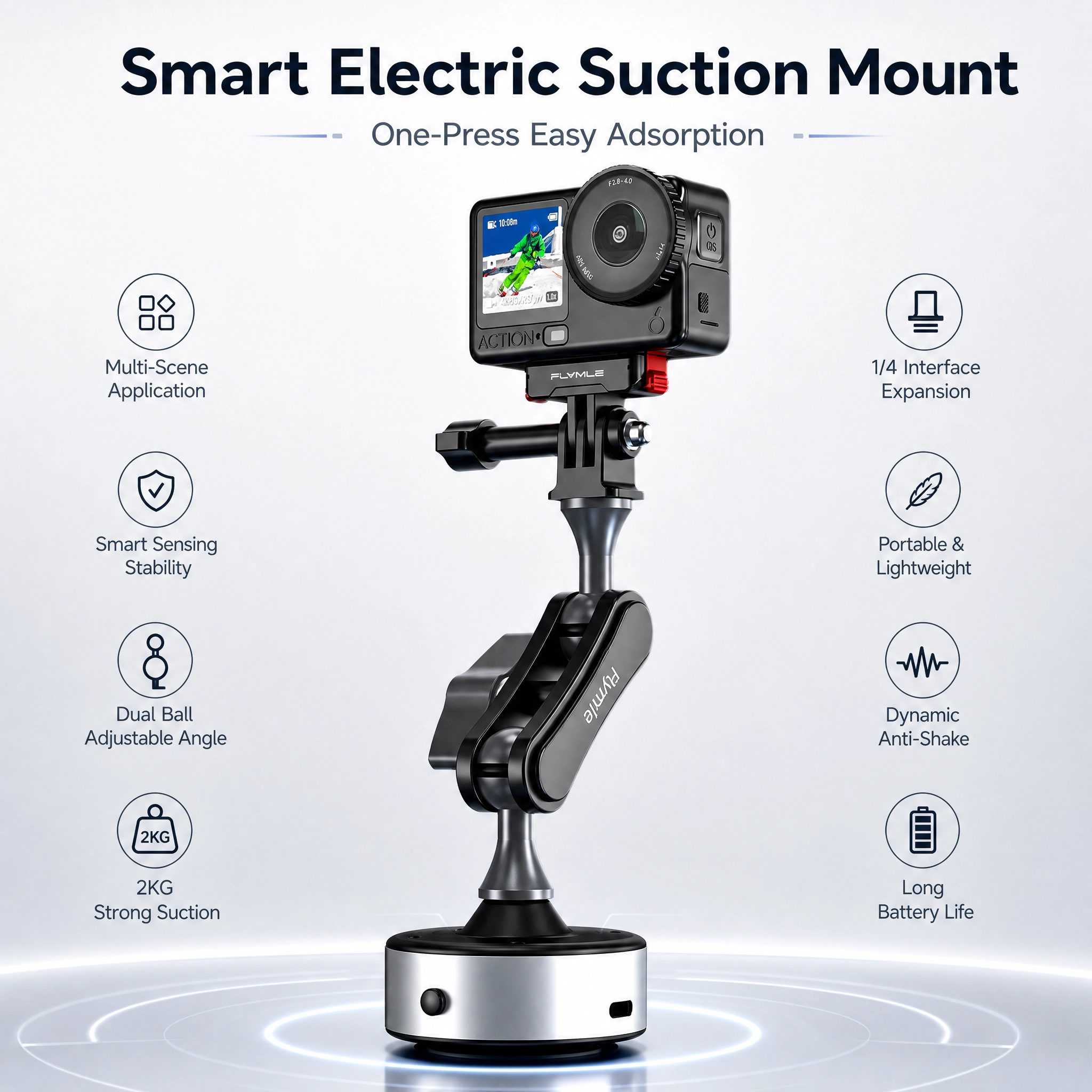 Suction Cup Mount Holder Stand - Phone Accessories Video reseña y precio