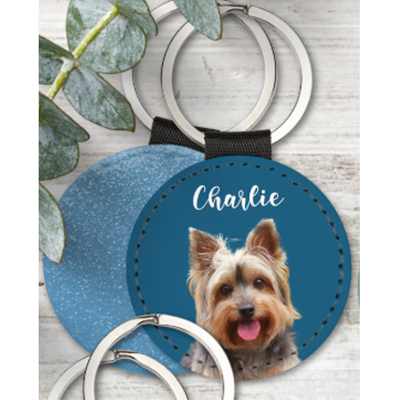 Custom Pet Photo Keychain Pers - Phone Accessories Charms reseña y precio