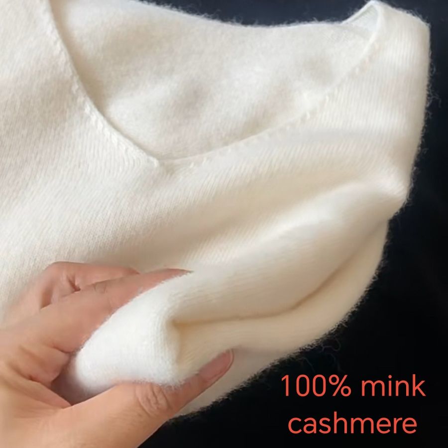 100% Mink Cashmere Sweater Wom - Phone Accessories On Top reseña y precio