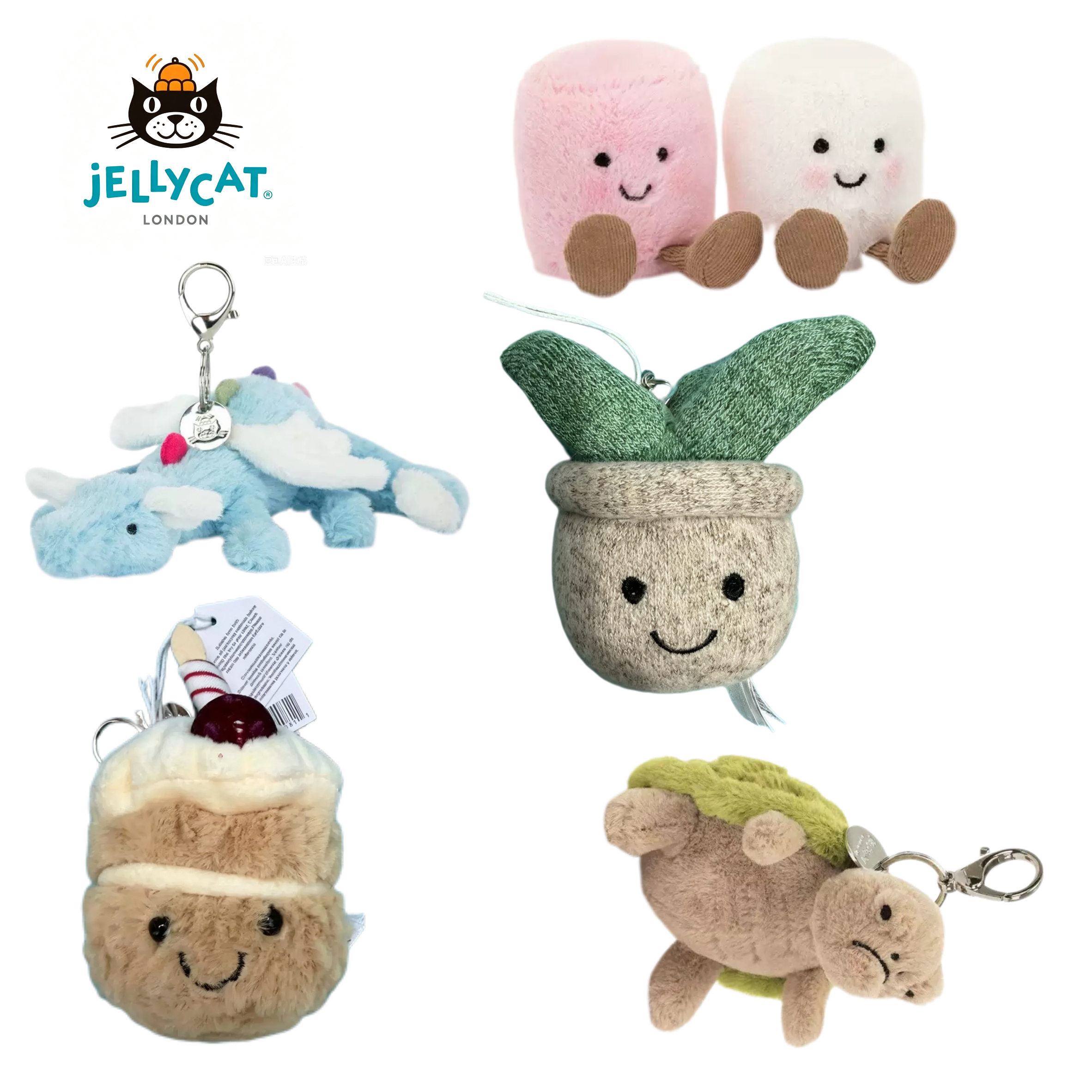 2026  JC brand plush toy keych - Phone Accessories Charms reseña y precio