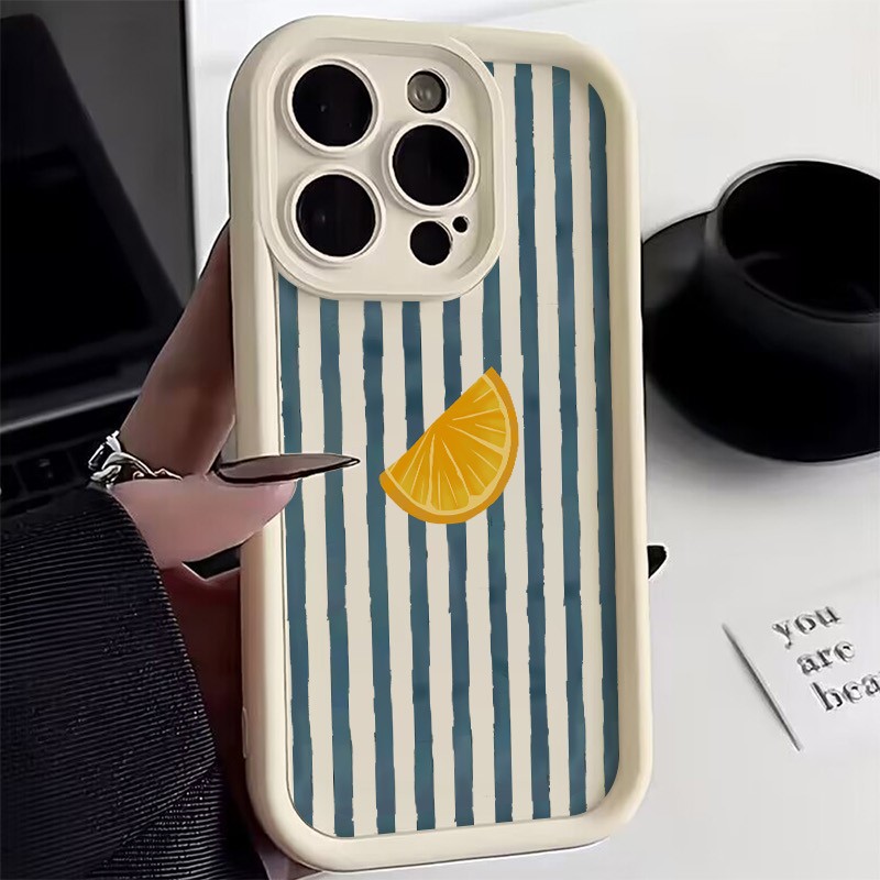 Striped Lemon Slice Pattern Ph - Xiaomi Phone Accessories reseña y precio
