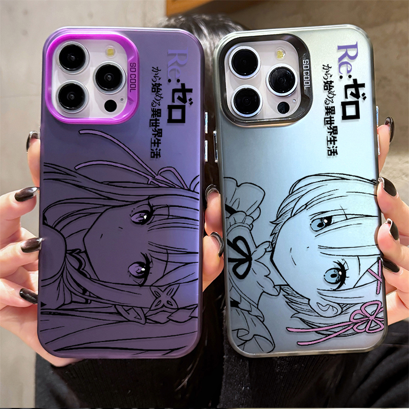 Lovely Cartoon Rem Emilia Phon - Xiaomi Phone Accessories reseña y precio