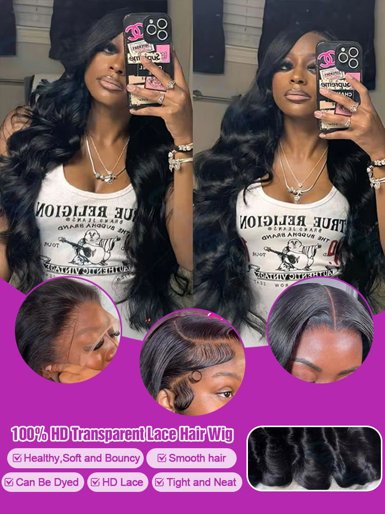 300% 13x6 Body Wave HD Lace Fr - Phone Accessories On Top reseña y precio