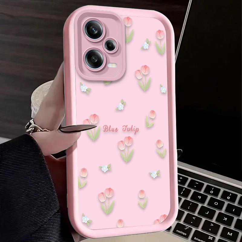 Retro Tulip Flower Phone Case  - Xiaomi Phone Accessories reseña y precio