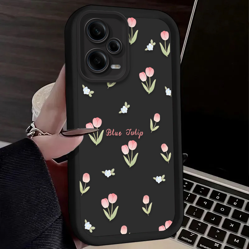 Retro Tulip Flower Phone Case  - Xiaomi Phone Accessories reseña y precio