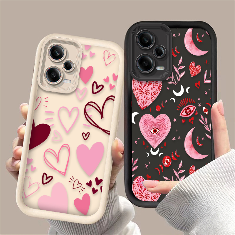 Pink Heart-shaped Phone Case f - Xiaomi Phone Accessories reseña y precio