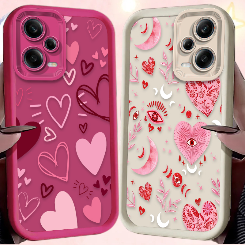 Pink Heart-shaped Phone Case f - Xiaomi Phone Accessories reseña y precio