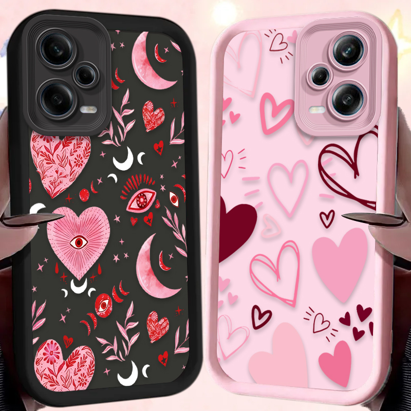 Pink Heart-shaped Phone Case f - Xiaomi Phone Accessories reseña y precio