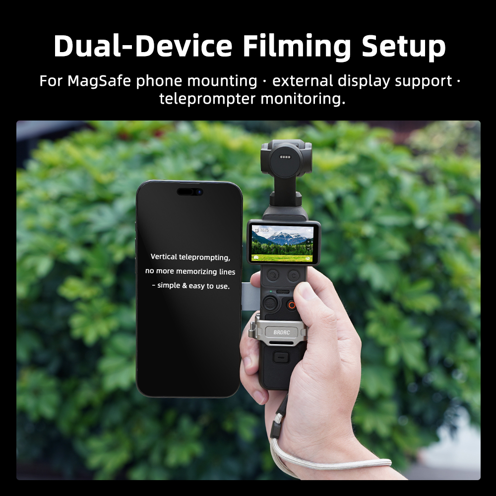 BRDRC Pocket 4 Magnetic Mount  - Phone Accessories Video reseña y precio