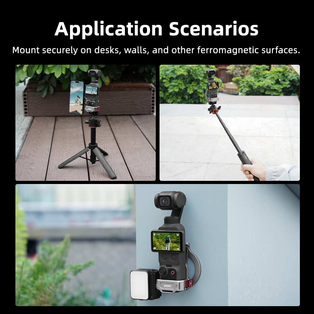 BRDRC Pocket 4 Magnetic Mount  - Phone Accessories Video reseña y precio
