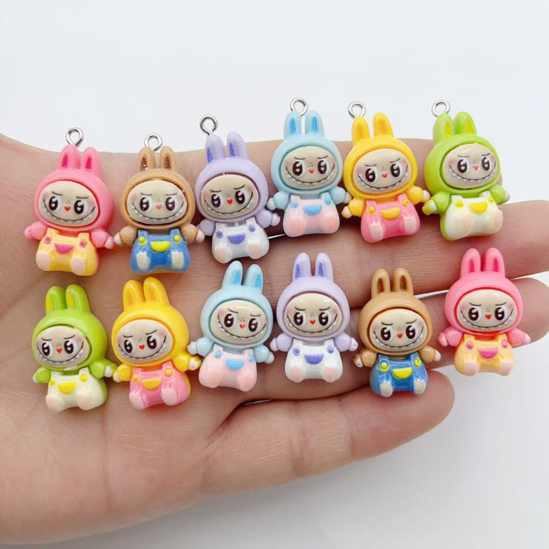 10Pcs Kawaii Rabbit Strawberry - Phone Accessories Charms reseña y precio