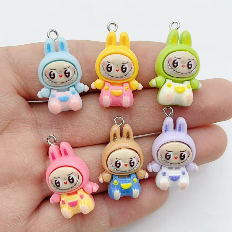 10Pcs Kawaii Rabbit Strawberry - Phone Accessories Charms reseña y precio
