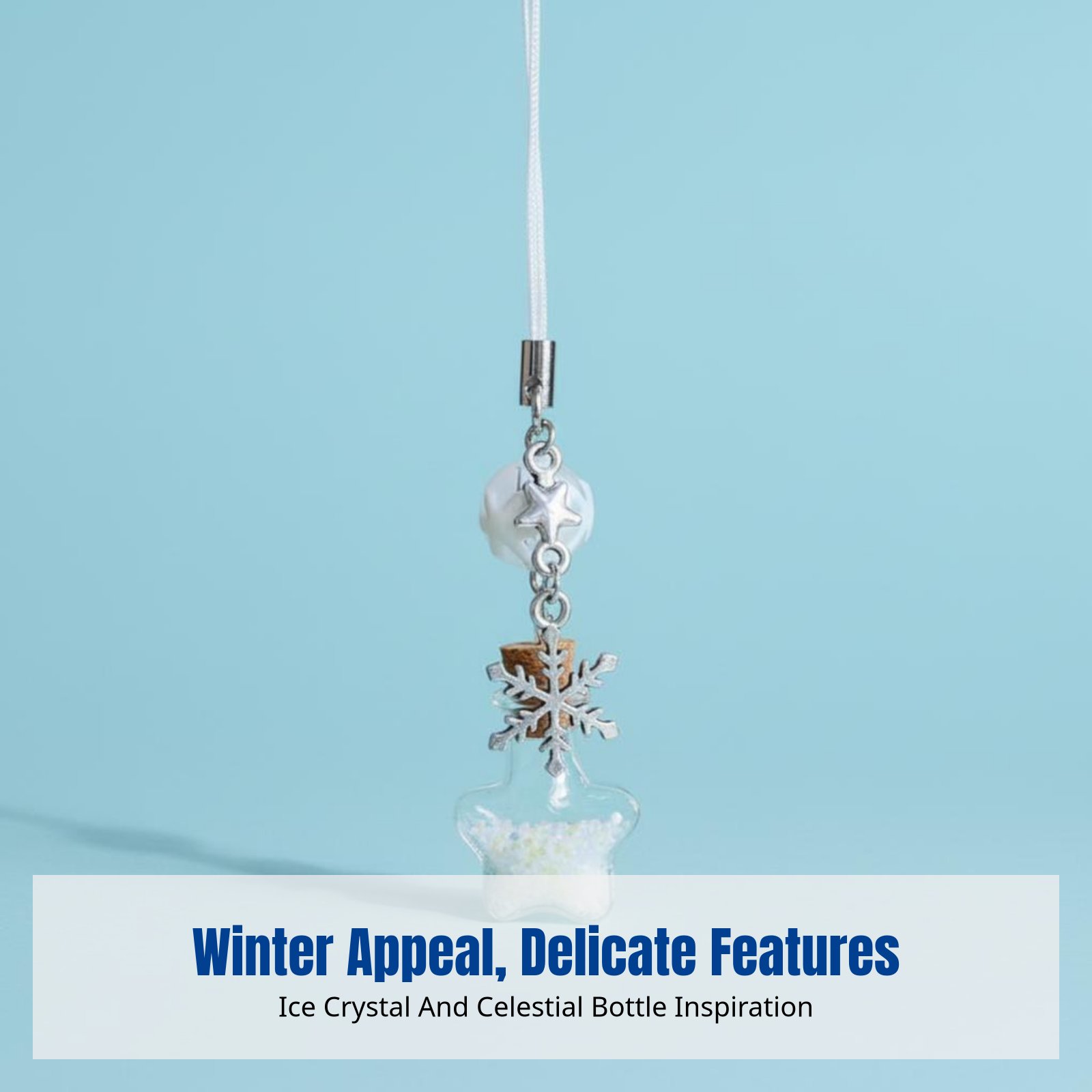 Cute Ice Crystal Wish Bottle K - Phone Accessories Doll reseña y precio
