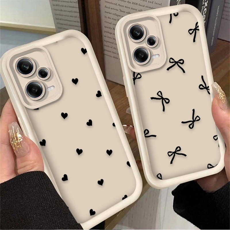 Black Love Heart Bowknot Phone - Xiaomi Phone Accessories reseña y precio