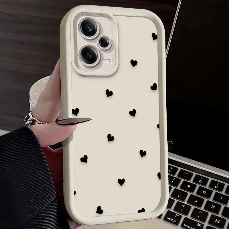 Black Love Heart Bowknot Phone - Xiaomi Phone Accessories reseña y precio