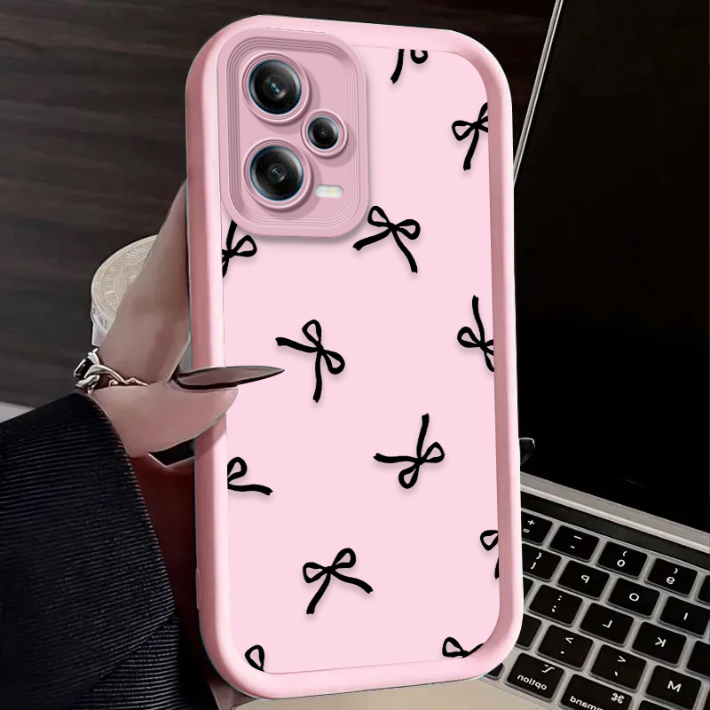 Black Love Heart Bowknot Phone - Xiaomi Phone Accessories reseña y precio