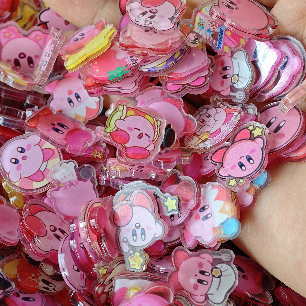 50pcs/set Anime Kirby Resin DI - Phone Accessories Images reseña y precio